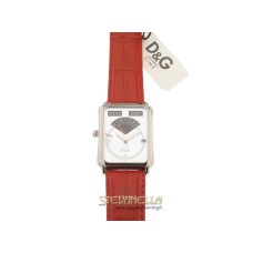 D&G orologio Seaquest acciaio cinturino rosso  DW0124